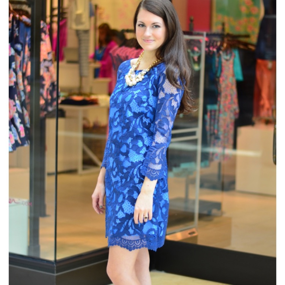 Blue Lace Dress